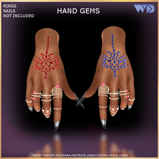 WAD DESIGNS HAND GEMS