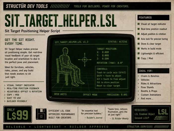 Sit Target Helper Script | STRUCTÜR Dev Tools