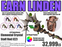 Elemental Crystal Staff Rod C2