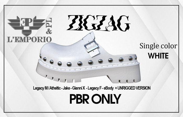 L'Emporio&PL ::*ZigZag*:: Slip-on Loafer [WHITE]