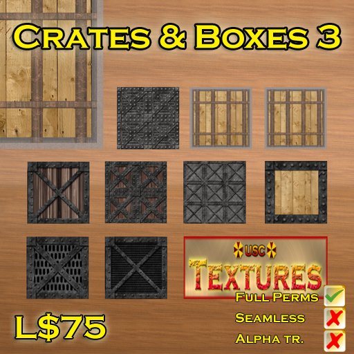 USC Textures - Crates & Boxes 3