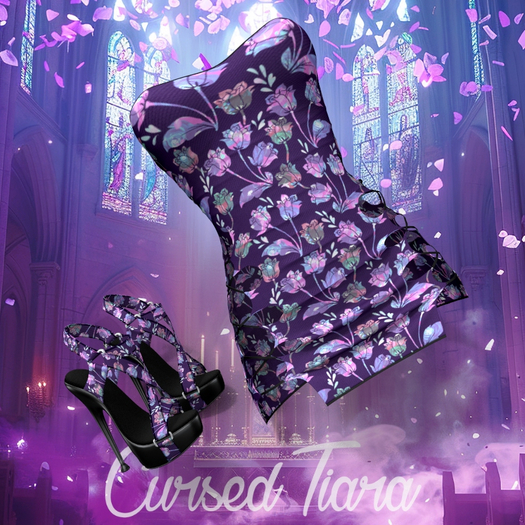 Second Life Marketplace - Ethereal WAIFU Strings Dress OUTFIT