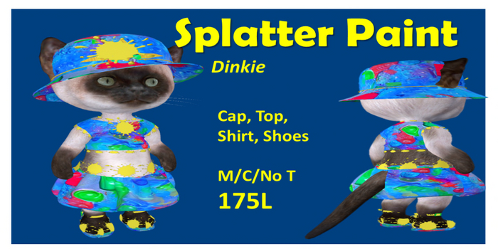 Splatter Paint Dinkie Box