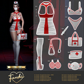 01. RARE Naughty Nurse Dress - Fanshii (reborn juicy)