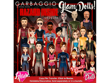 Garbaggio // Hazard Inside Origins Glam Dolls - Fullpack