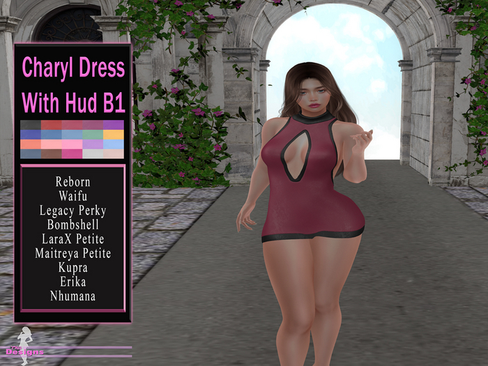 Charyl Dress With Hud B1