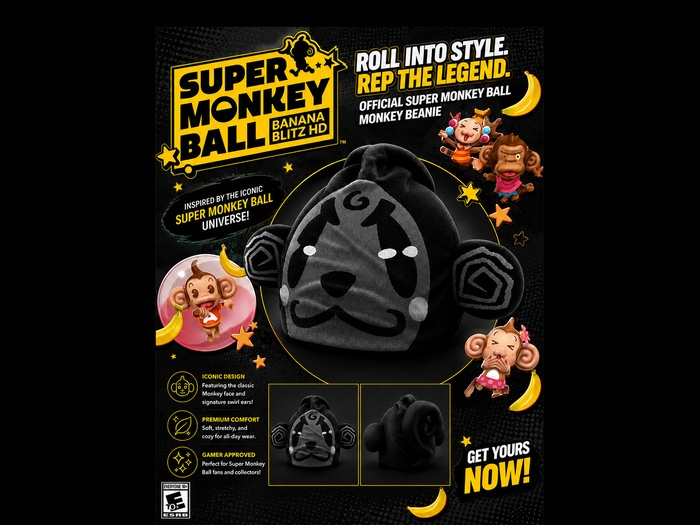 ZAGGA // MonkeyBeanie " BLACK "