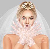 {RC} Charlotte Gloves -pink- #9 - ORIGINAL