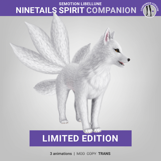 SEmotion Libellune Ninetails Spirit Companion LIMITED