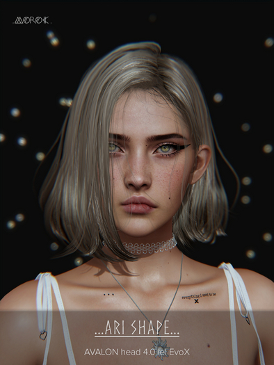 Second Life Marketplace - .MOROK. ~ ARI shape - LelEvoX AVALON Head 4.0