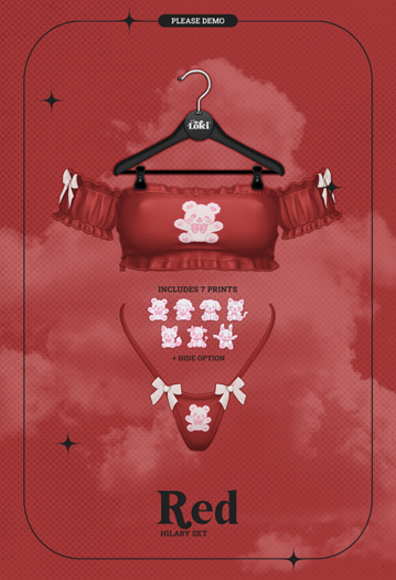 Loki - Hilary Set - Red