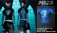 MAZA - ZERO COMPRESSION (T-SHIRT) - BLUE