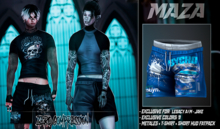 MAZA - ZERO COMPRESSION (SHORT) - BLUE