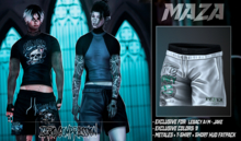 MAZA - ZERO COMPRESSION (SHORT) - WHITE