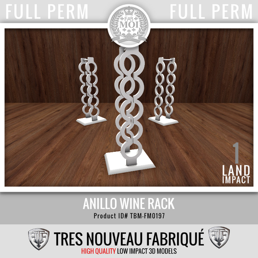 Anillo Wine Rack * Full Perm FM0197