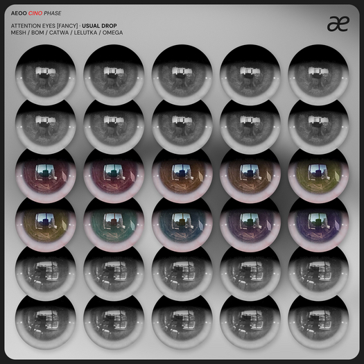 "aeoo" attention - baby lens - pack b