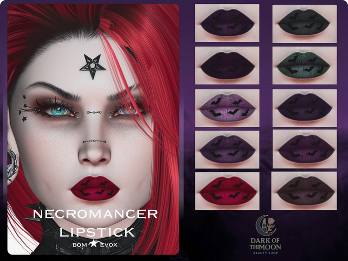 D&M  Lipstick BOM -Necromancer Lips Evox