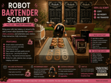 Robot Bartender Script - Full LSL English Version