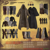 [01][RARE] [AD] - Desert Knight - Robe - LEGACY - Brown