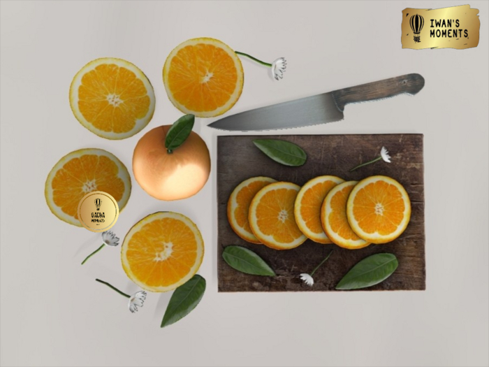 8 - ionic : Oranges et Fleurs