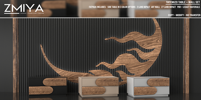 ZMIYA Tatemizo Wall + Table Set