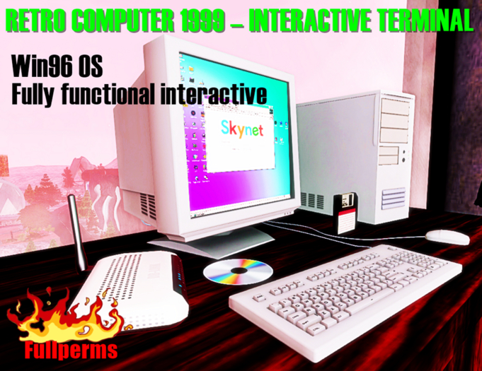 ~ Retro Computer  Interactive System - Windows 1999 ~