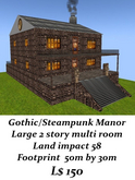 Steampunk/Gothic  Manor