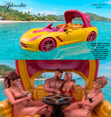 <Aphrodite> Luxury sports car float -PINK