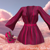 Magenta Belt Dress OUTFIT WAIFUS