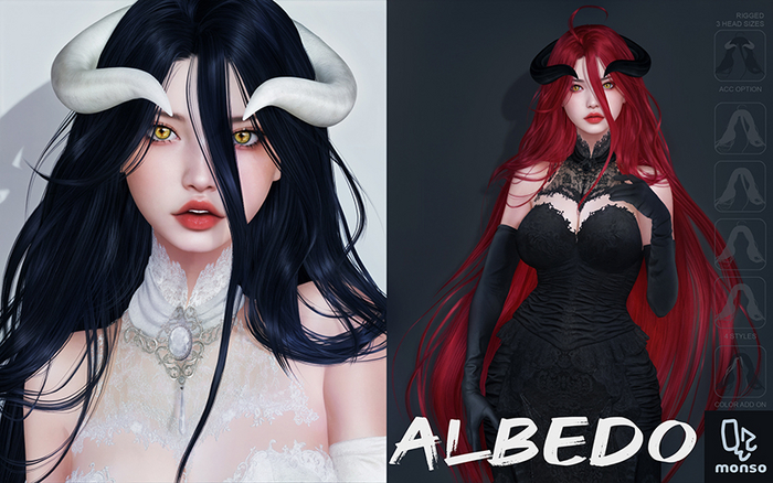 [monso] Albedo Hair (demo)
