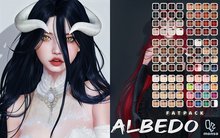 [monso] Albedo Hair /Fatpack