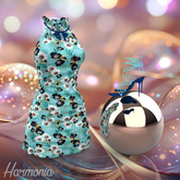 Water Flowers LARAX Beautiful Dress OUTFIT