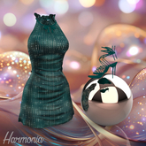 Emerald Glamour LARAX Beautiful Dress OUTFIT