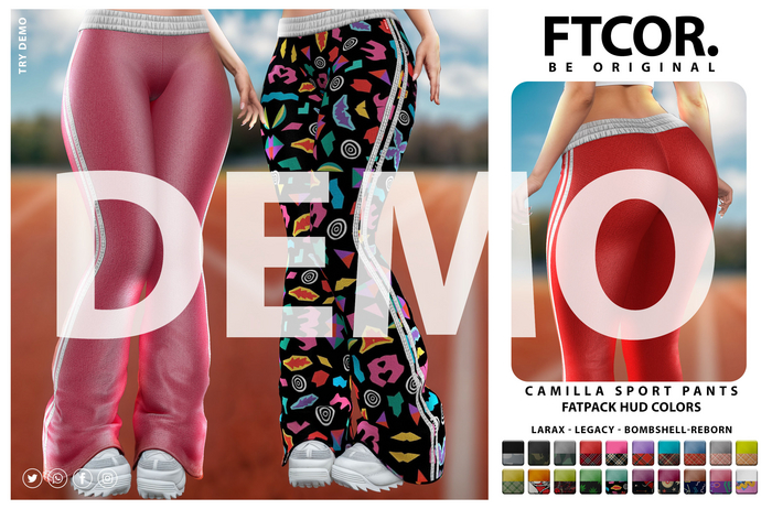 :::FTCOR:::CAMILLA_SPORT_PANTS::: DEMO