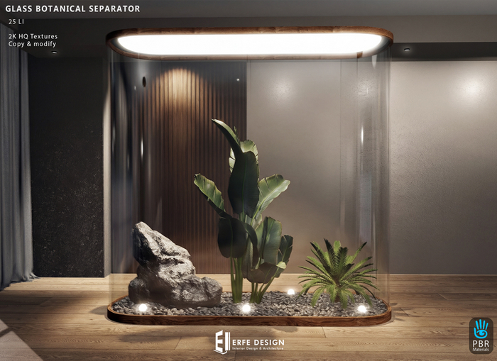 Glass Botanical Separator 25 LI [Erfe Design] PACK