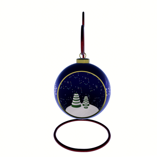 DFS Water Barrel - Winter Scene Bauble (FSB#92)