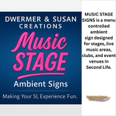 Main Stage Signs