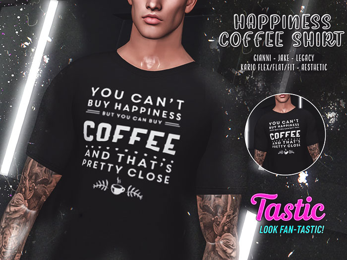 Tastic-Happiness Coffee Shirt 99L Promo Sale!!