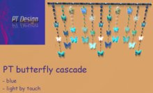 PT butterfly cascade blue