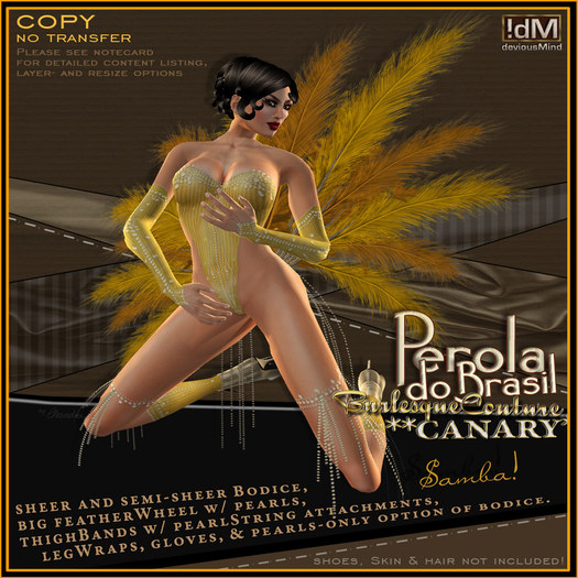 !dM deviousMind "Perola do Brasil" **CANARY**