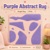Purple Abstract Rug