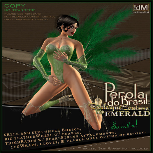 !dM deviousMind "Perola do Brasil" **EMERALD**
