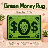 Green Money Rug