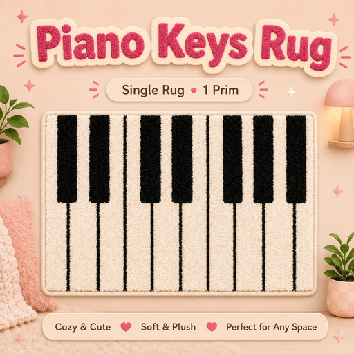 Piano Keys Rug