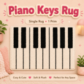 Piano Keys Rug