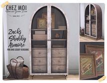 CHEZ MOI Zacks Shabby Armoire