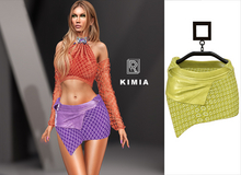 RAPTURE-Skirt Kimia-Lemon
