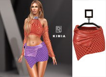 RAPTURE-Skirt Kimia-Tangerine