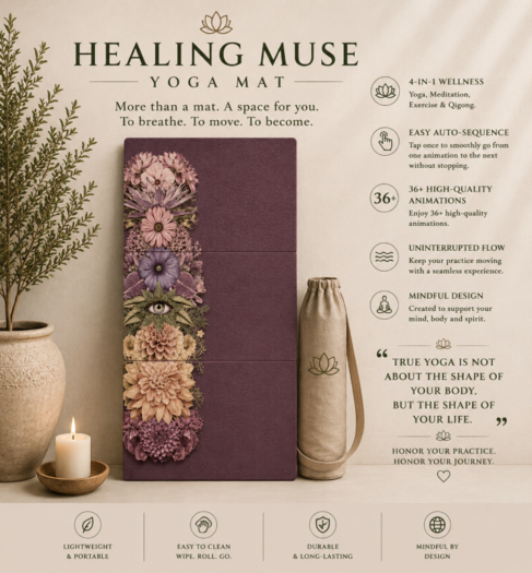 HM Yoga Mat Dusty Rose  - (WEAR TO UNPACK)