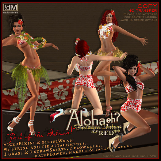 !dM deviousMind: "Aloha, eh?" **RED**